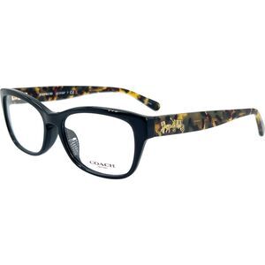 Coach HC6104F Womens Eyeglass Frame 5449 Black/ Dark Vintage Tort